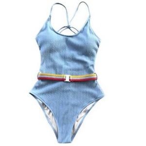 CUPSHE NWT Women's Low Back One-Piece Swimsuit